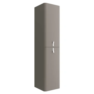 Højskab <strong>Avrel</strong>  Taupe Mat med Håndtag Krom