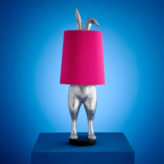 Werner Voss Gulvlampe <strong>Hiding Rabbit®</strong>  Rosa, Sølv
