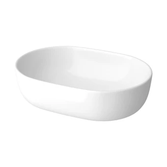 Håndvask <strong>Milano</strong>  Oval Hvid Blank 50 cm
