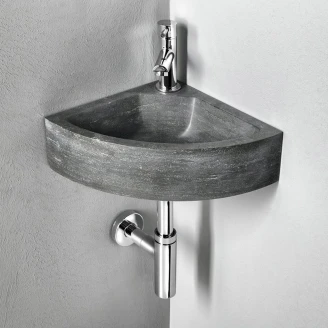 Sten Håndvask <strong>Marenza</strong>  Sort Mat 30x30 cm