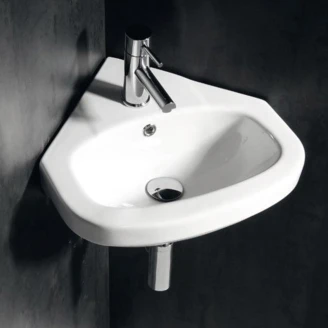 Håndvask <strong>Moriva</strong>  Hvid Blank 46x46 cm