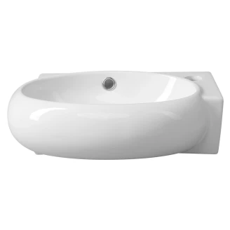 Håndvask <strong>Florenne</strong>  Hvid Blank 43x29 cm Højre