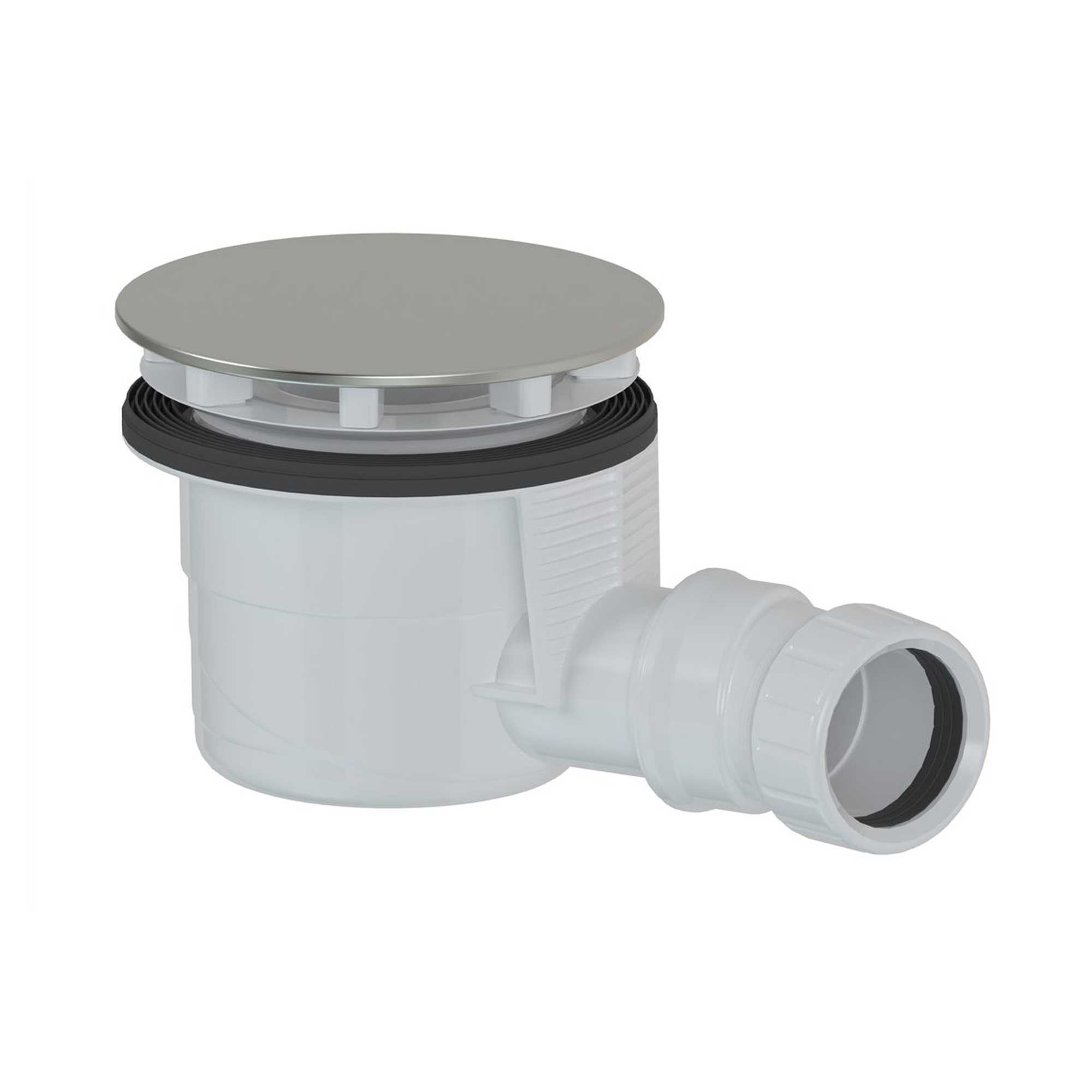 Afløb til Brusekar Fjordis 90 mm Krom Blank