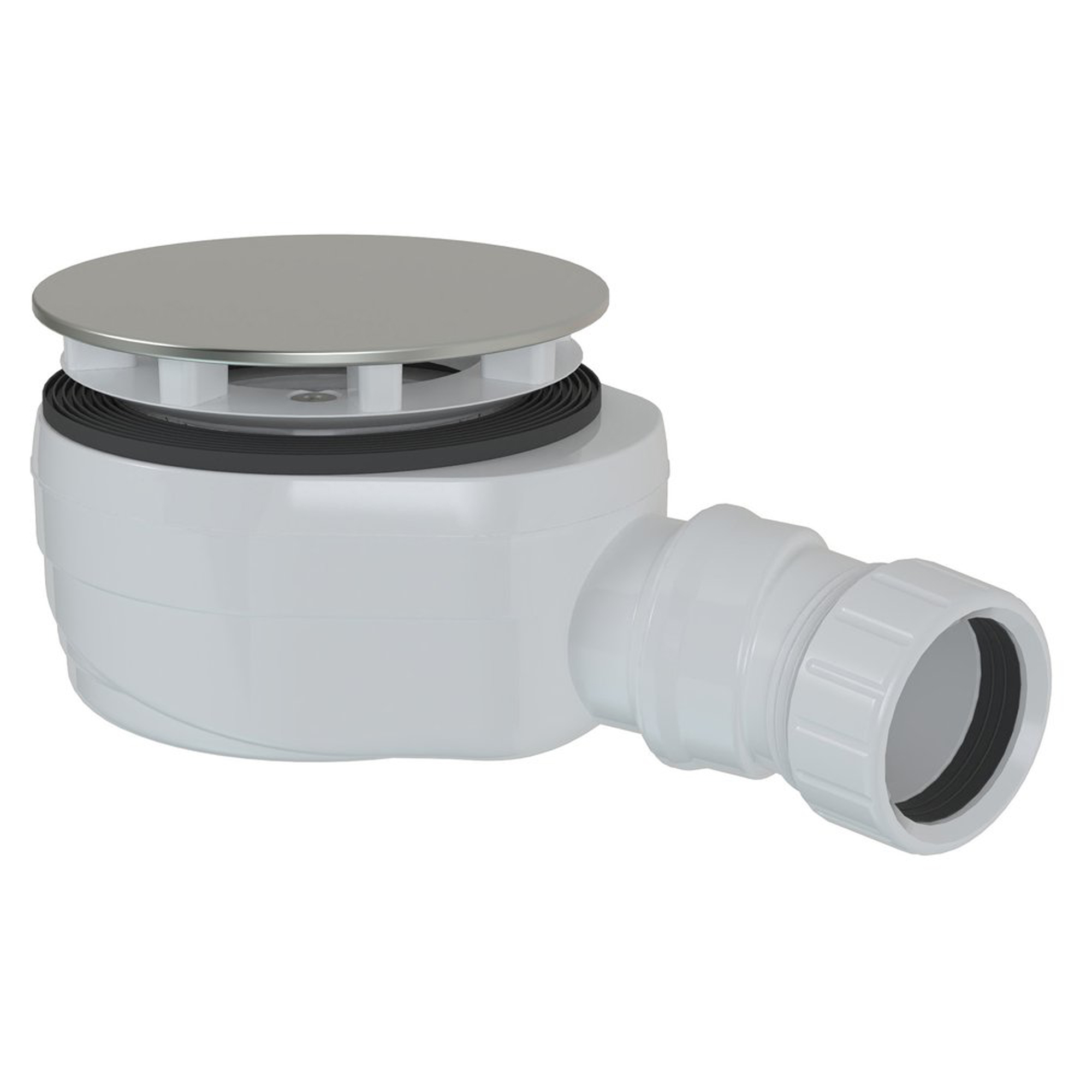 Afløb til Brusekar Skara 90 mm Krom Blank