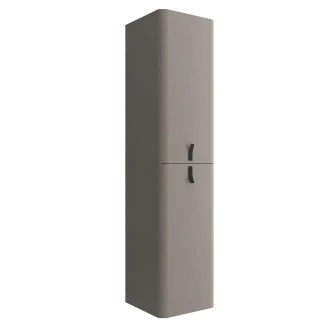 Højskab <strong>Avrel</strong>  Taupe Mat med Håndtag Sort