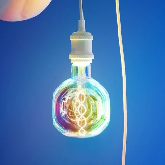 Werner Voss Pære E27 LED Iris S Skinnende