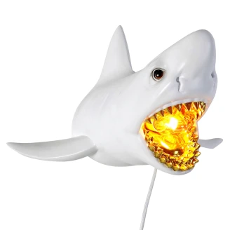Werner Voss Væglampe <strong>Sharky Shark</strong>  Hvid