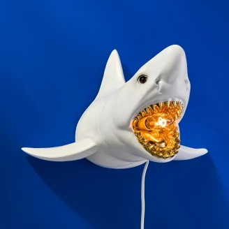 Werner Voss Væglampe <strong>Sharky Shark</strong>  Hvid