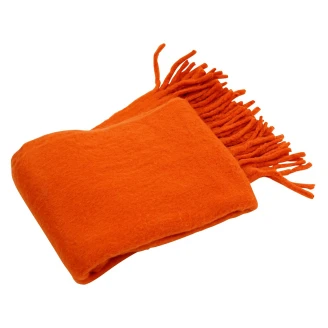Werner Voss Plaid <strong>Mohair</strong>  Orange