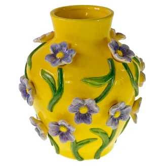 Werner Voss Vase Flowers Gul