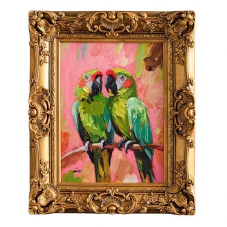 Werner Voss Tavle <strong>Parrots</strong>  Flerfarvet