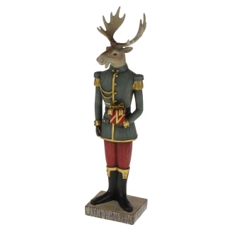Werner Voss Dekorationsfigur Elk m. Gift Flerfarvet
