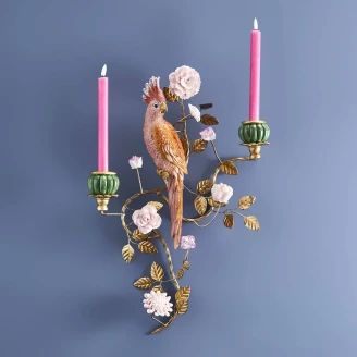 Werner Voss Væglysestage <strong>Parrot</strong>  Orange, Guld