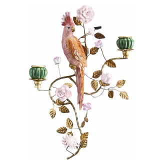 Werner Voss Væglysestage <strong>Parrot</strong>  Orange, Guld