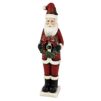 Werner Voss Dekorationsfigur <strong>Santa</strong>  Rød, Beige