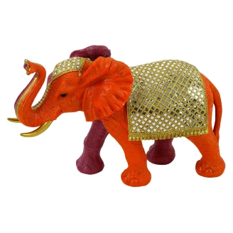 Werner Voss Dekorationsfigur <strong>Elephant</strong>  Orange, Rosa