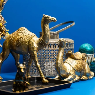 Werner Voss Dekorationsfigur Camel Guld