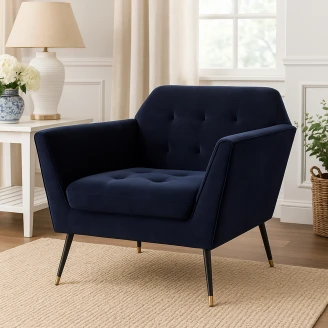 Dutchbone Loungefotel <strong>Kate</strong>  Mørkeblå