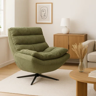 Dutchbone Loungefotel <strong>Vince</strong>  Grøn