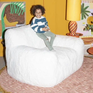 Bold Monkey Loungebord <strong>Cuddle the Yeti</strong>  Hvid