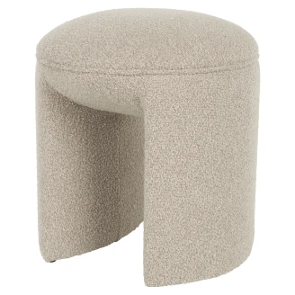 Sædepuf <strong>Briva</strong>  Beige Ø 42 cm