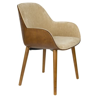 Dutchbone Stol med Armlæn <strong>Taylor</strong>  Beige