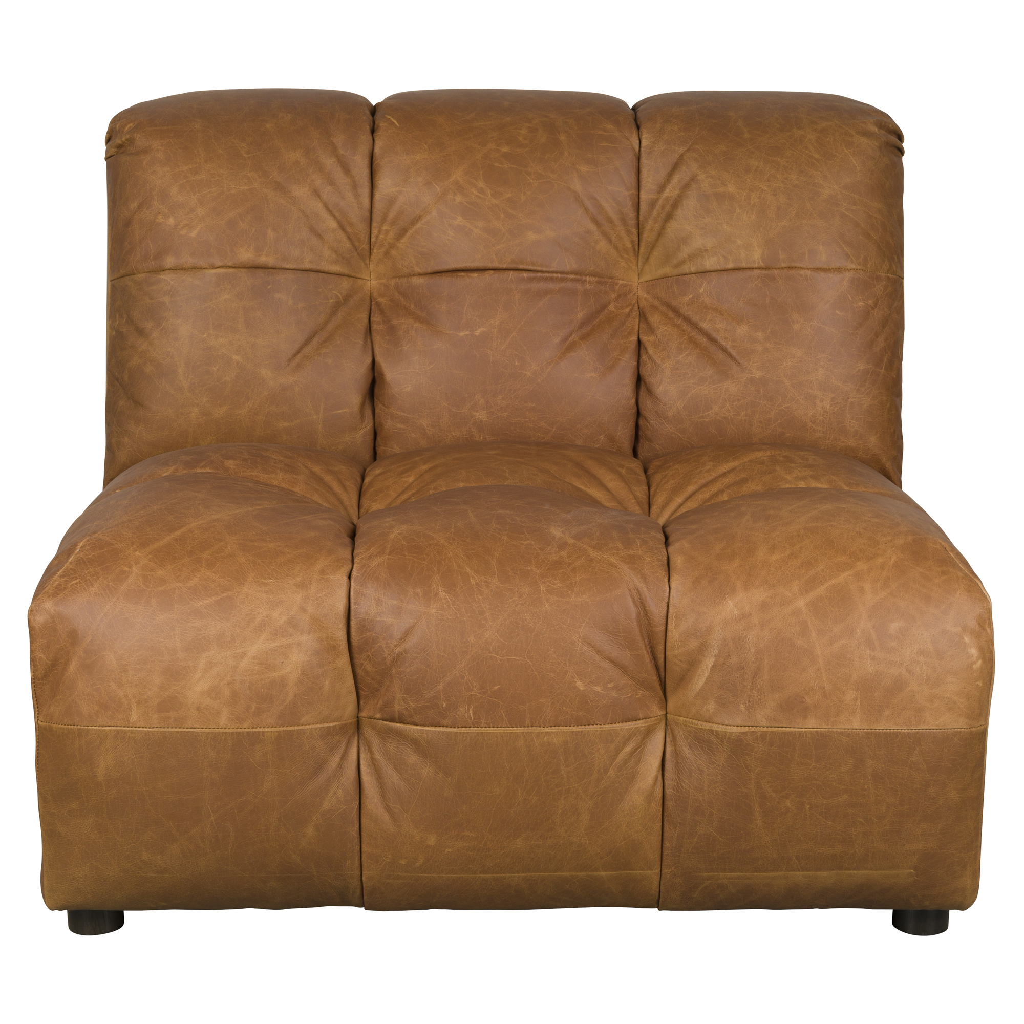 Dutchbone Sofa Element Hackman Lysebrun Læder