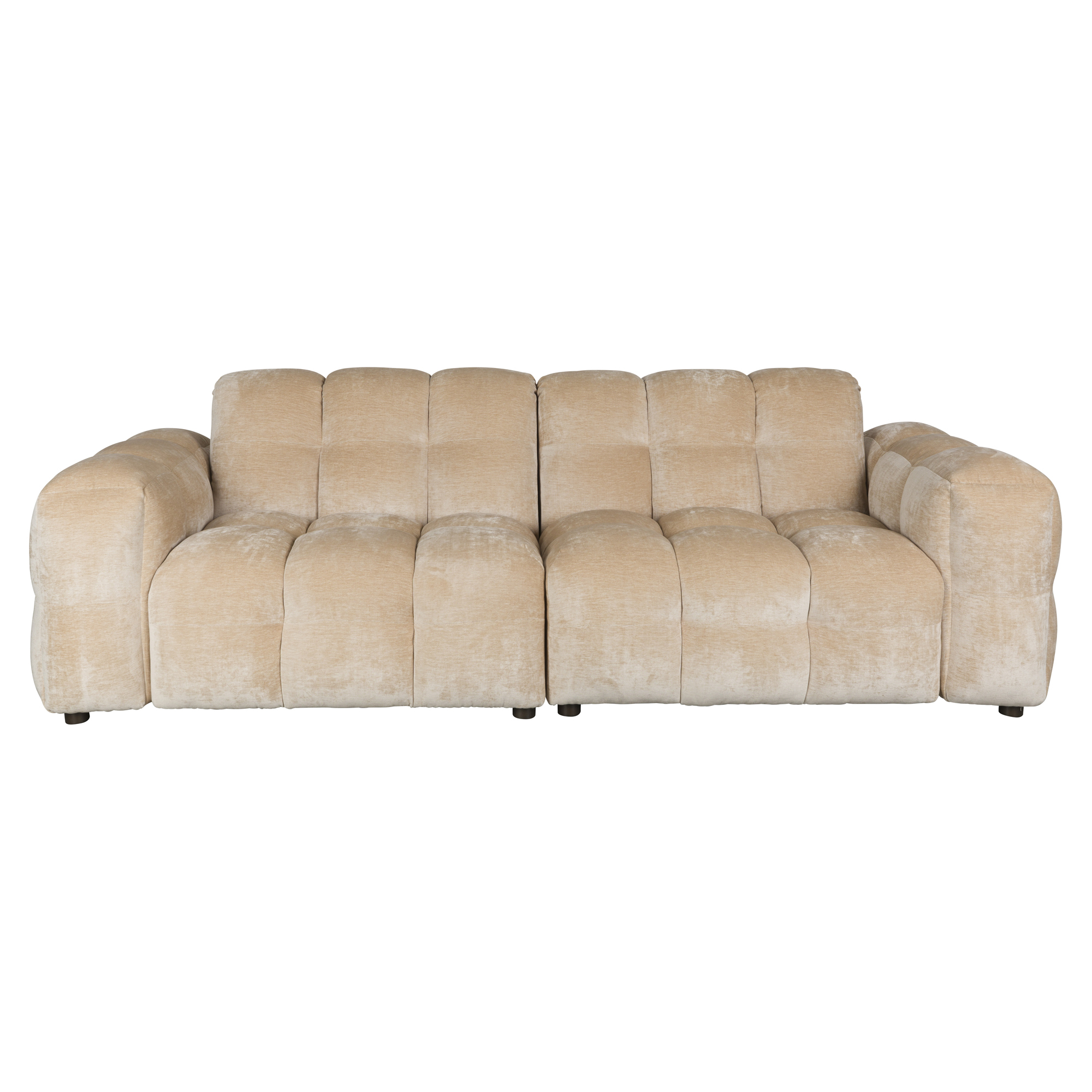Dutchbone Sofa 3-Personers Hackman Beige Fløjl