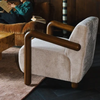 Dutchbone Loungebord <strong>Robinson</strong>  Beige, Træ