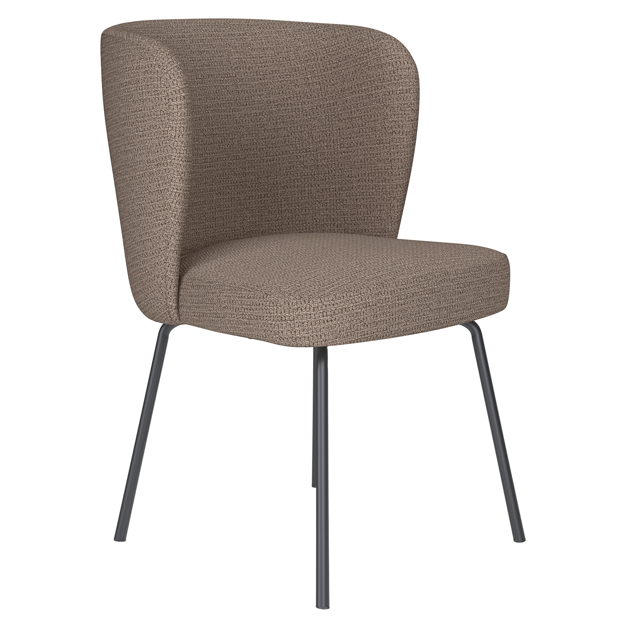 Stol med Metalben Velin Taupe
