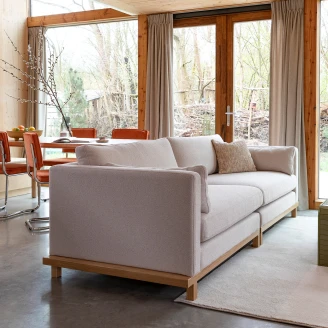 Zuiver Sofa 3-Personers Blossom Sand, Eg