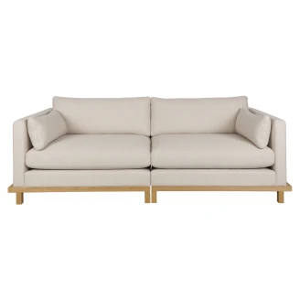 Zuiver Sofa 3-Personers Blossom Sand, Eg