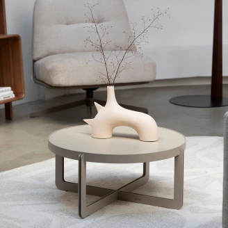 Zuiver Sofabord Rund <strong>Centre</strong>  Beige