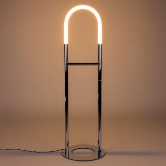 Zuiver Gulvlampe Arch Krom