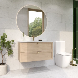 Toiletpapirholder 3-funktion <strong>Silia</strong>  Guld Mat