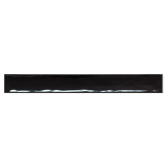 Vægflise <strong>Stretto</strong>  Sort Blank 5x40 cm