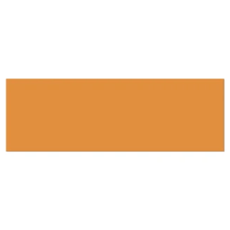 Vægflise <strong>Sekel</strong>  Orange Blank 10x30 cm