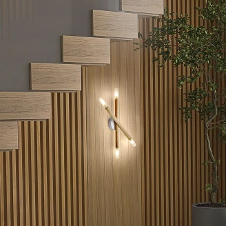 Væg-/Loftlampe <strong>Raya</strong>  Quadro Fyr Matt