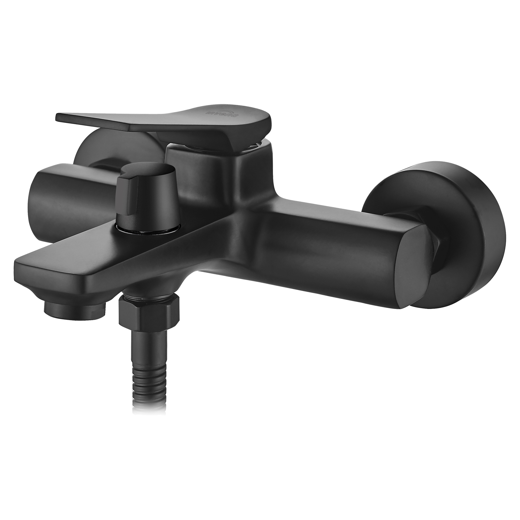 Armatur til Badekar Elen Sort Mat