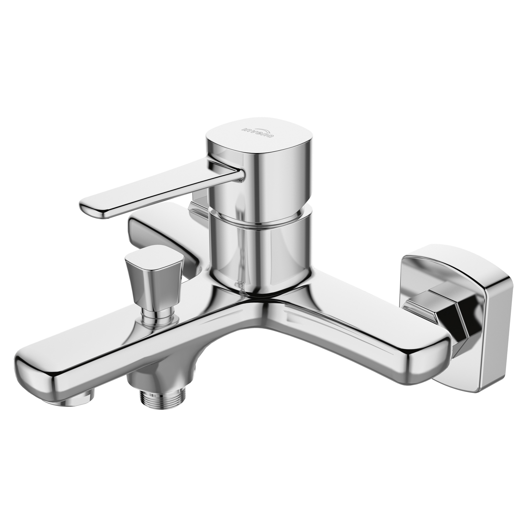 Armatur til Badekar Tresse Krom Blank