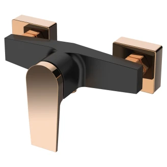 Brusearmatur <strong>Noira</strong>  Sort & Guld Mat