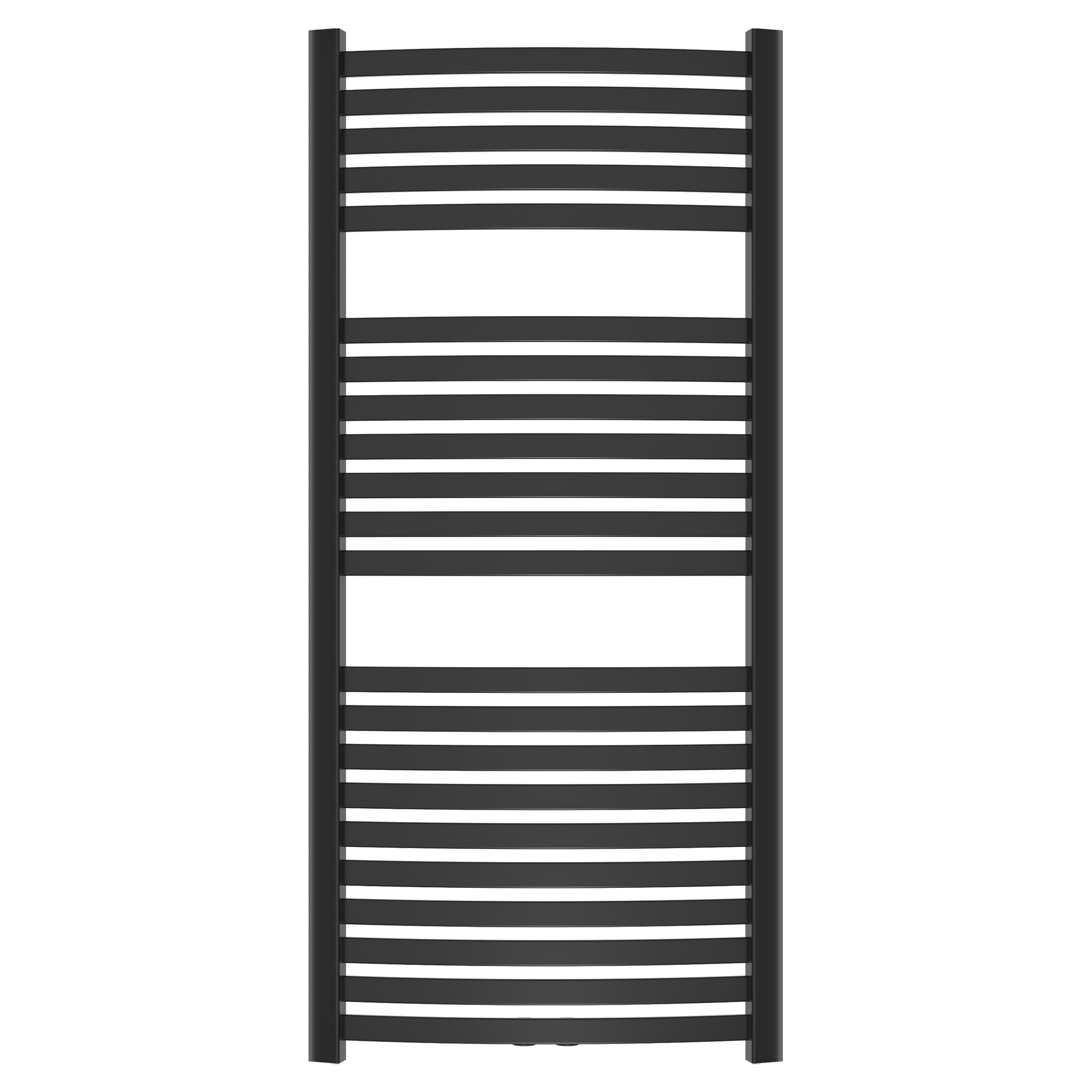 Håndklædetørrer 553 W Radiante Sort Mat