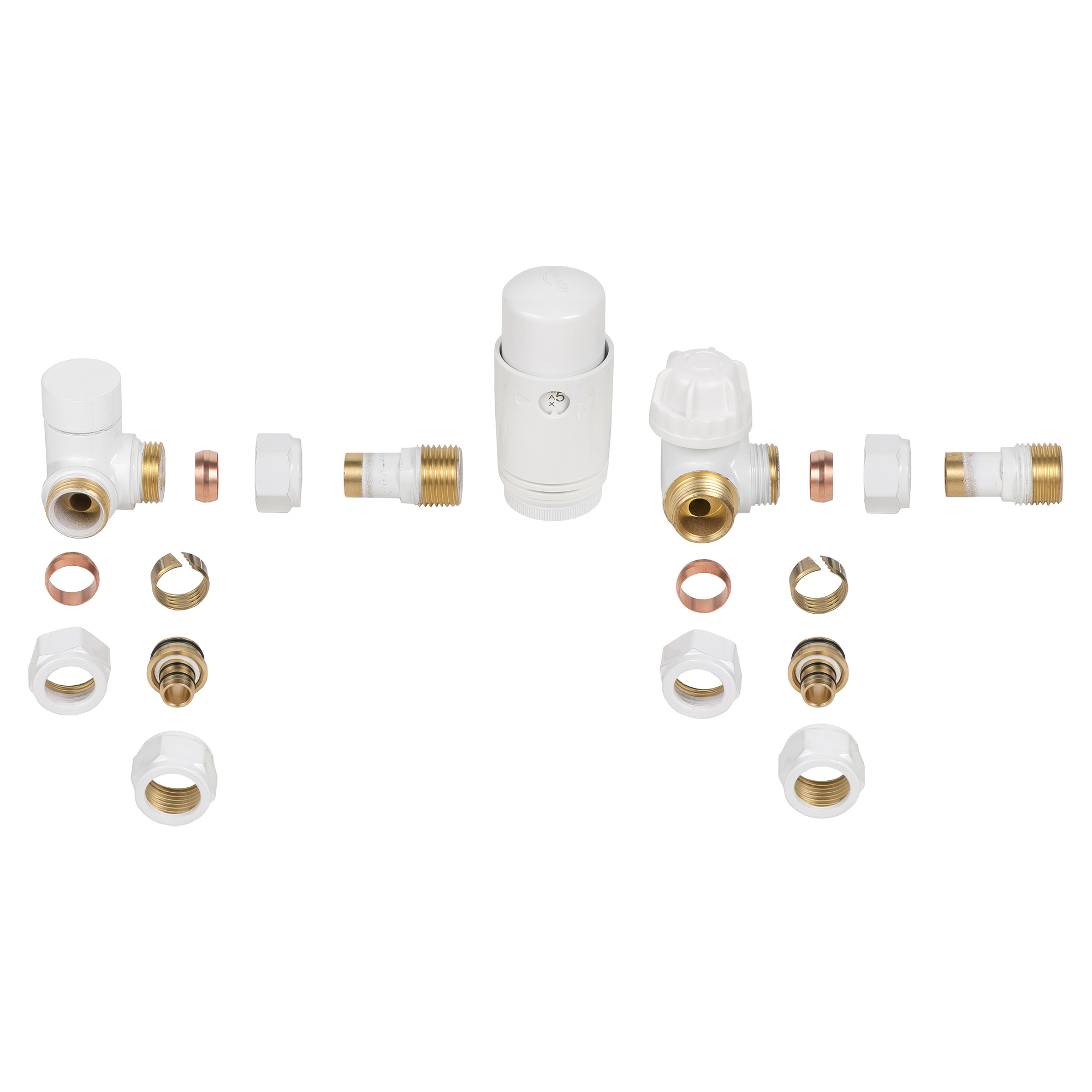 Aksialt Termostat­sæt Hvid Venstre & Højre