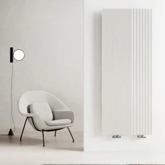 Radiator 630 W Righe 100 Hvid Mat