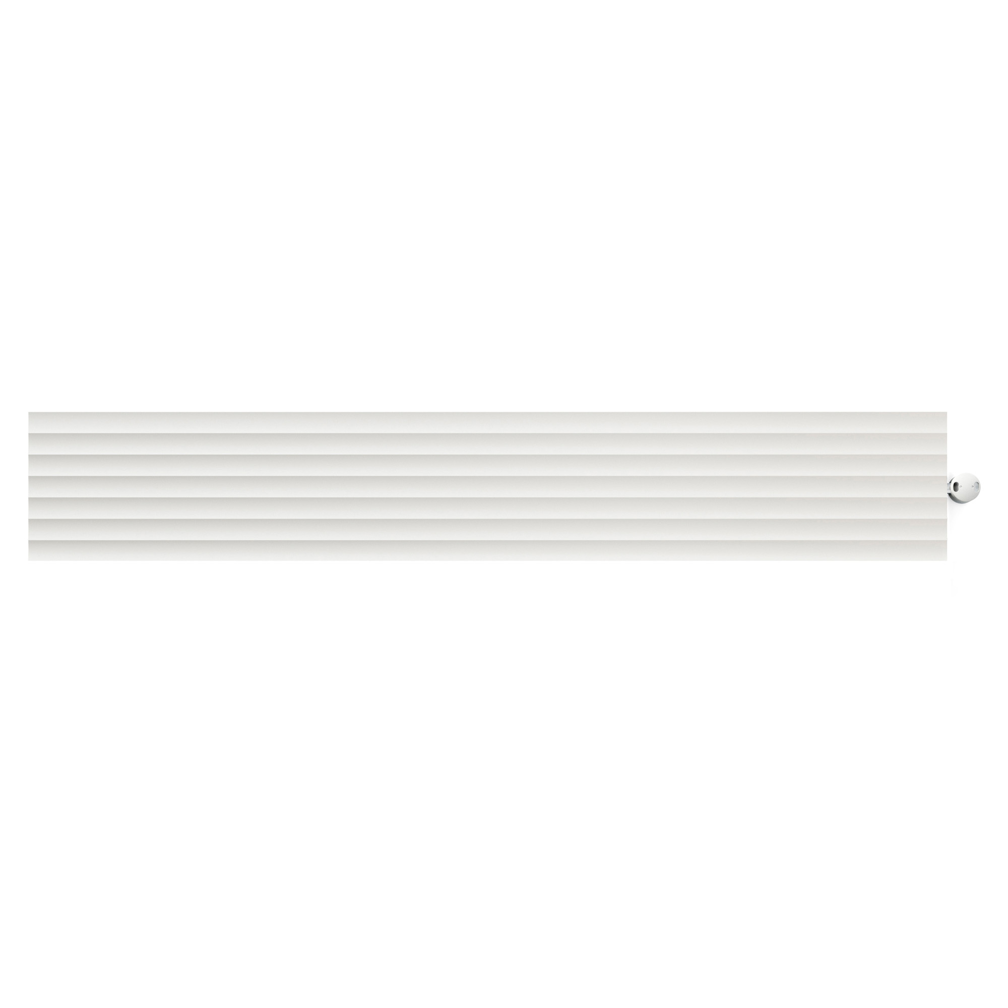 El Radiator 700 W Righe 100 Horizontal Hvid Mat