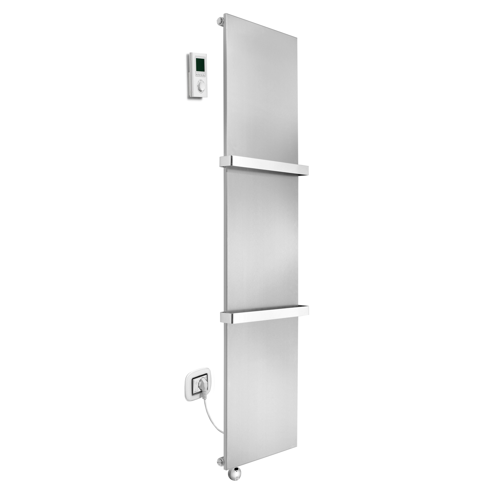 El Radiator 433 W Ice Bagno Inox Satinato Plus