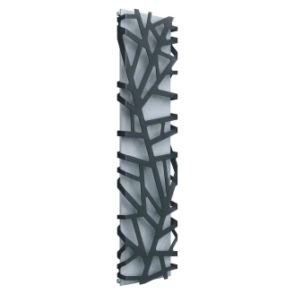 Radiator 839 W Flora Lysegrå-Sort