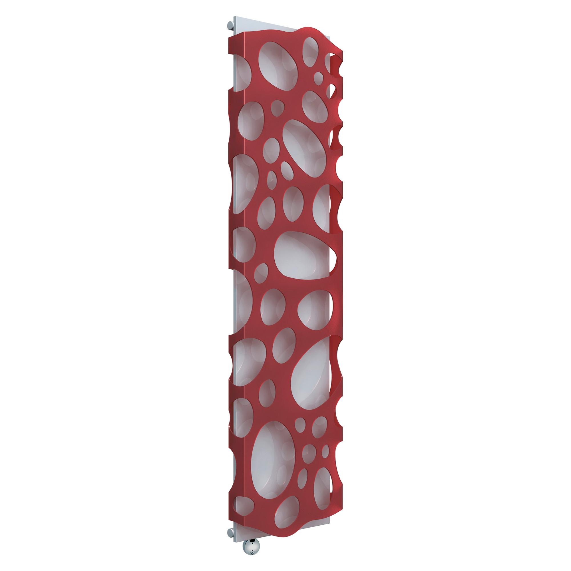 El Radiator 700 W Scuba Lysegrå-Rød