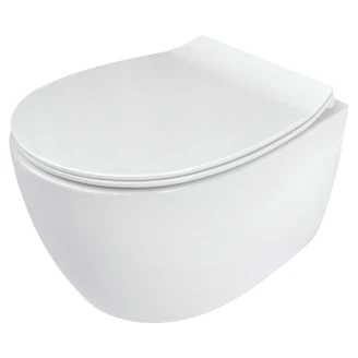 Væghængt Toilet <strong>Silia</strong>  Hvid Blank