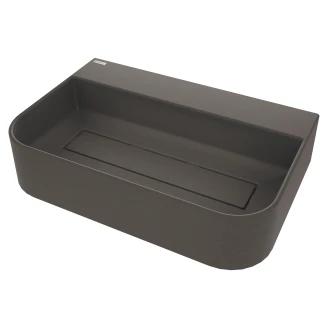 Håndvask <strong>Arnika</strong>  Rektangulær Antracit Metallisk Mat 60x40 cm